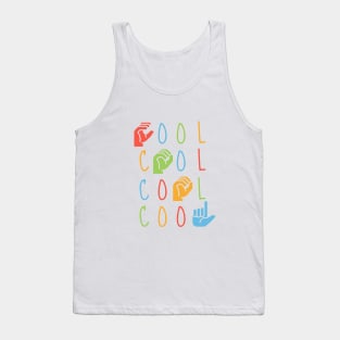 ASL Cool- American Sign Language Alphabet Tank Top